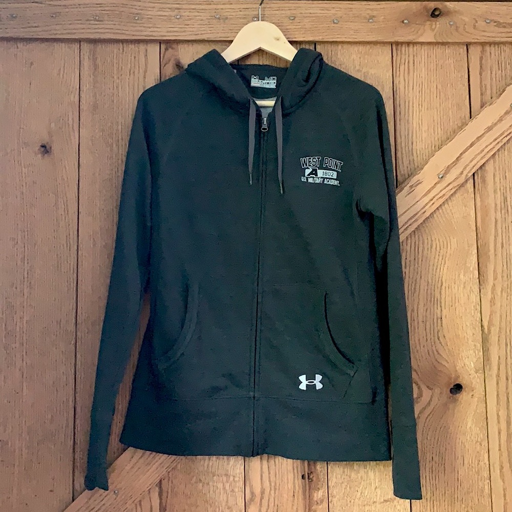 Under Armour, West Point Academy Zip Up Hoodie Med